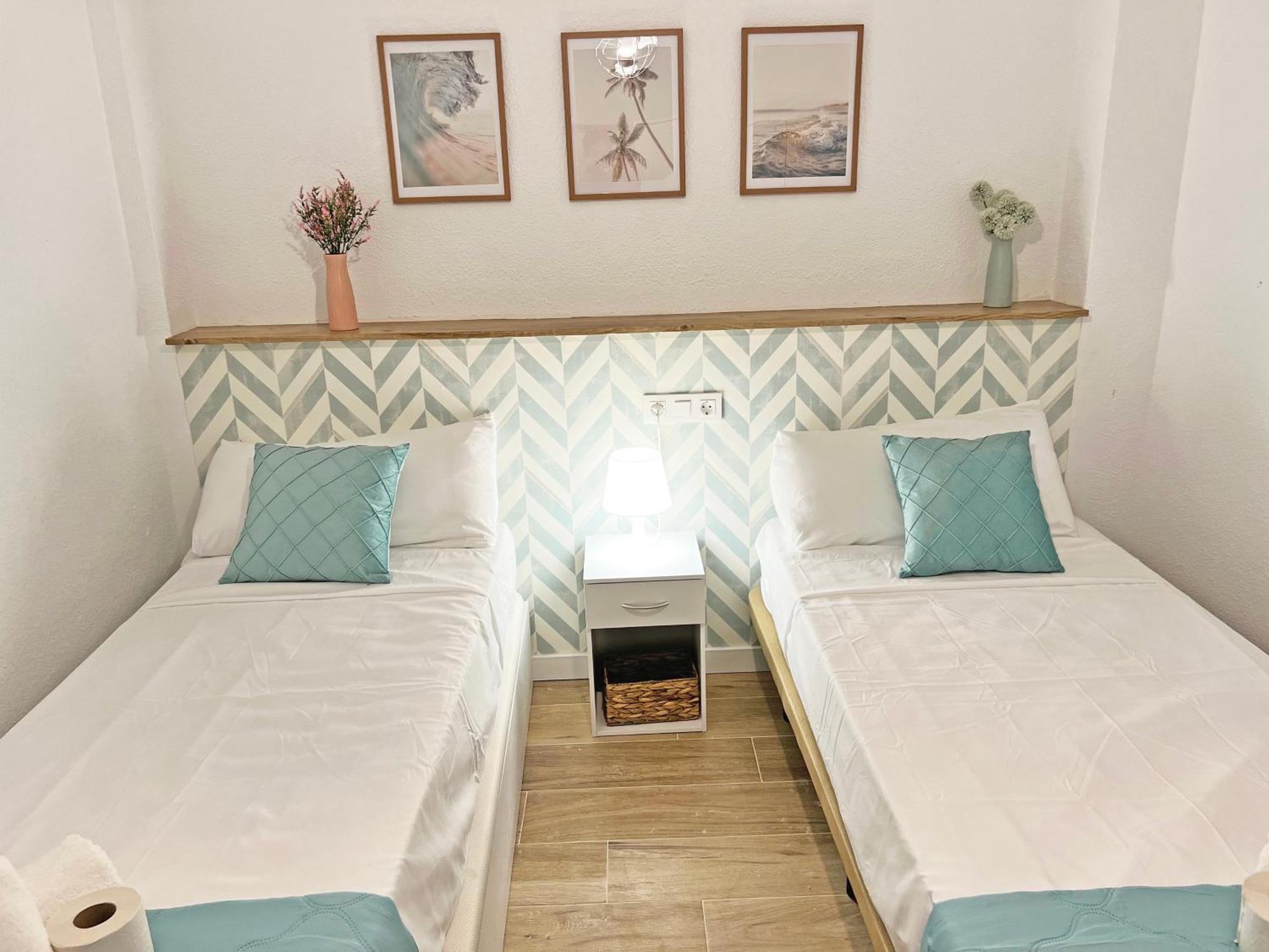 엘 캄펠로 Coqueto Con Piscina, Nuevo A 50M Del Mar, Parking Gratis 아파트 외부 사진