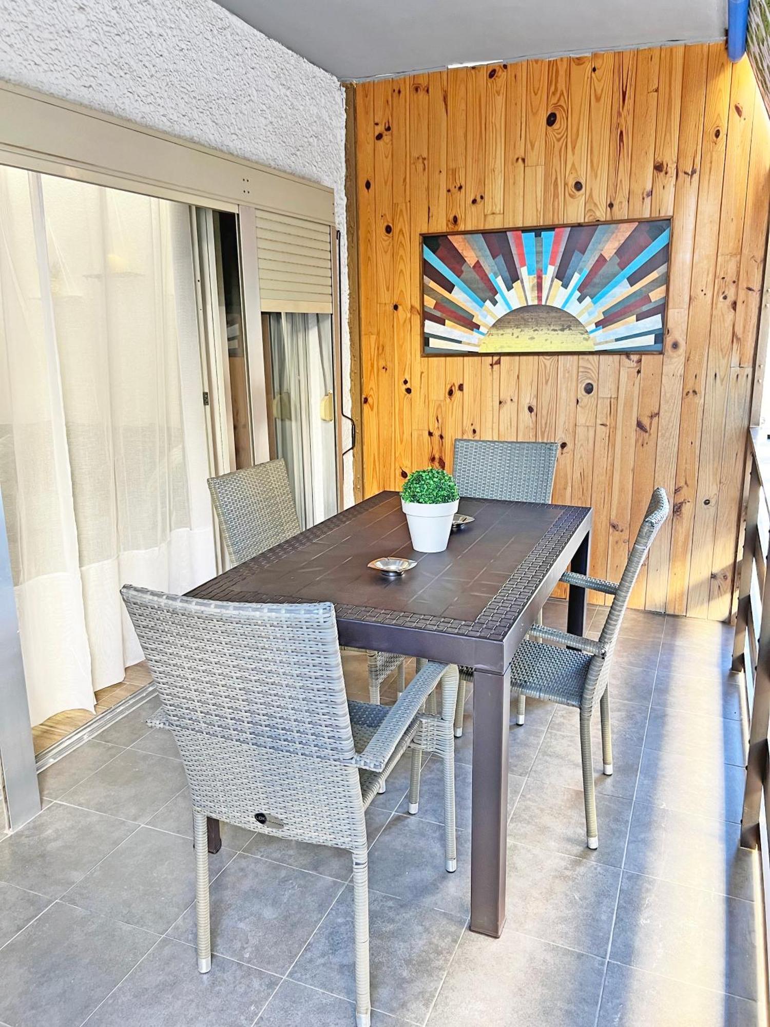 엘 캄펠로 Coqueto Con Piscina, Nuevo A 50M Del Mar, Parking Gratis 아파트 외부 사진