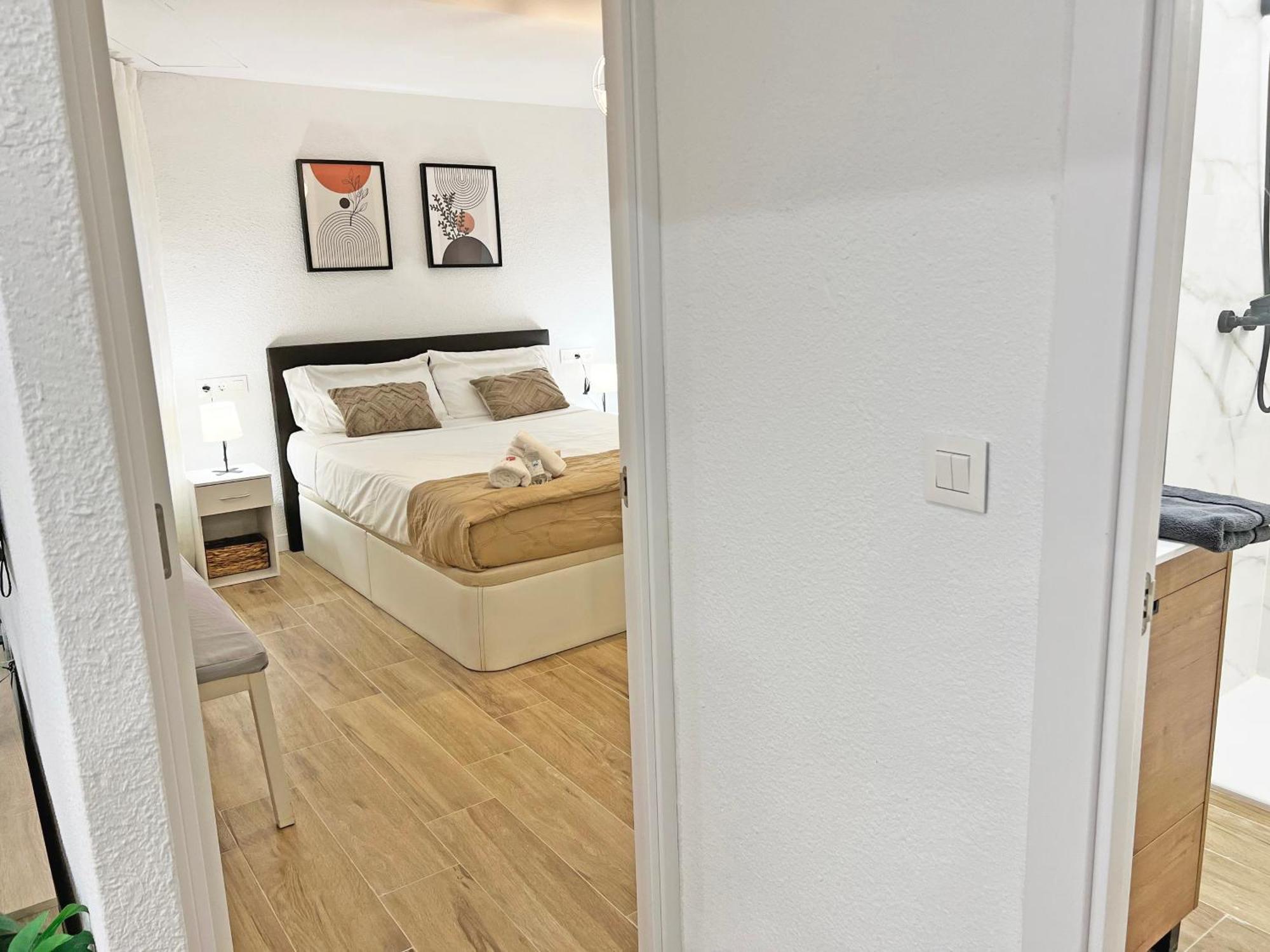 엘 캄펠로 Coqueto Con Piscina, Nuevo A 50M Del Mar, Parking Gratis 아파트 외부 사진